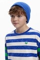 Dětské bavlněné tričko s dlouhým rukávem Desigual 25WBTK11 modrá