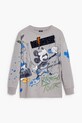 Desigual longsleeve bawełniany dziecięcy 25WBTK13 szary AW25
