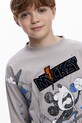 Desigual longsleeve bawełniany dziecięcy 25WBTK13 szary