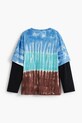 Chłopiec Desigual longsleeve bawełniany dziecięcy 25WBTK16 niebieski