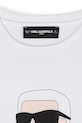 Chłopiec Karl Lagerfeld longsleeve bawełniany dziecięcy Z30953.162.174 biały