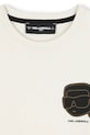 Хлопчик Дитячий бавовняний лонгслів Karl Lagerfeld Z30955.86.108 білий