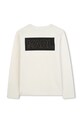Karl Lagerfeld longsleeve bawełniany dziecięcy Z30955.162.174 biały AW25