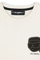 Chłopiec Karl Lagerfeld longsleeve bawełniany dziecięcy Z30955.162.174 biały