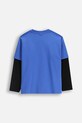 Chłopiec Coccodrillo longsleeve bawełniany dziecięcy ZC5143102ABJ niebieski