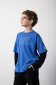 Coccodrillo longsleeve bawełniany dziecięcy ZC5143102ABJ