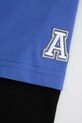 Coccodrillo longsleeve bawełniany dziecięcy ZC5143102ABJ niebieski