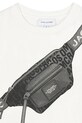 Detská bavlnená košeľa s dlhým rukávom Marc Jacobs béžová W60635