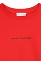 Хлопчик Дитячий бавовняний лонгслів Marc Jacobs W60639 червоний