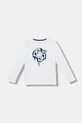 Guess longsleeve bawełniany dziecięcy nadruk biały L5BI01.I3Z14.9BYA