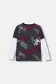 Guess longsleeve bawełniany dziecięcy L5BI08.I3Z14.9BYA szary AW25