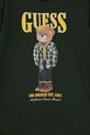 Chłopiec Guess longsleeve bawełniany dziecięcy L5BI09.I3Z14.9BYA zielony