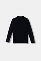 Guess longsleeve bawełniany dziecięcy L5BI17.KA260.9BYA granatowy AW25
