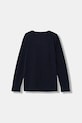 Guess longsleeve bawełniany dziecięcy L5BI28.I3Z14.9BYA granatowy AW25