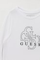 Chłopiec Guess longsleeve bawełniany dziecięcy L5BI39.I3Z14.9BYA biały