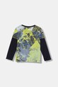Guess longsleeve bawełniany dziecięcy N5BI03.I3Z14.9BYA granatowy AW25