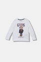 Хлопковый детский лонгслив Guess хлопок белый N5BI04.I3Z14.9BYA