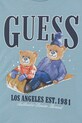 Chłopiec Guess longsleeve bawełniany dziecięcy N5BI04.I3Z14.9BYA niebieski