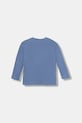 Guess longsleeve din bumbac pentru copii N5BI04.I3Z14.9BYA albastru AW25