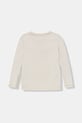 Guess longsleeve bawełniany dziecięcy N5BI11.I3Z14.9BYA beżowy AW25