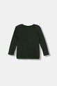 Guess longsleeve din bumbac pentru copii N5BI13.I3Z14.9BYA verde AW25