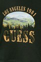 Băieți Guess longsleeve din bumbac pentru copii N5BI13.I3Z14.9BYA verde