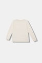 Guess longsleeve bawełniany dziecięcy N5BI14.I3Z14.9BYA beżowy AW25