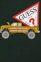 Chłopiec Guess longsleeve bawełniany dziecięcy N5BI14.I3Z14.9BYA zielony