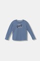 Guess longsleeve din bumbac pentru copii print albastru N5BI18.I3Z14.9BYA