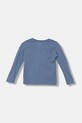 Guess longsleeve din bumbac pentru copii N5BI18.I3Z14.9BYA albastru AW25