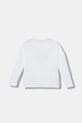 Guess longsleeve din bumbac pentru copii N5BI21.I3Z14.9BYA alb AW25