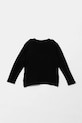 HUGO longsleeve bawełniany dziecięcy G00437.102.108 czarny AW25