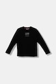 HUGO longsleeve din bumbac pentru copii imprimeu negru G00437.114.150