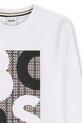 BOSS longsleeve bawełniany dziecięcy biały J52362.102.108