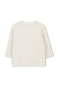 BOSS longsleeve bawełniany niemowlęcy J52473.74.81 beżowy AW25