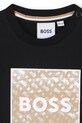 Chłopiec BOSS t-shirt bawełniany niemowlęcy J52715.86.94 czarny