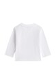Детский лонгслив с хлопком Tommy Hilfiger KN0KN02059.9BYA белый AW25
