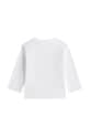 Tommy Hilfiger tricou cu mânecă lungă pentru copii, din bumbac KN0KN02059.9BYA alb AW25