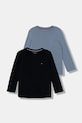 Tommy Hilfiger longsleeve bawełniany dziecięcy 2-pack bawełna niebieski UB0UB00309.9BYA