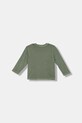United Colors of Benetton longsleeve bawełniany dziecięcy 3PCMG10K6.P.seasonal zielony AW25