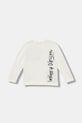 United Colors of Benetton longsleeve din bumbac pentru copii 3TAMC10PV.G.seasonal alb AW25