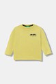 United Colors of Benetton longsleeve bawełniany dziecięcy 3TAMG10KM.P.seasonal zielony AW25