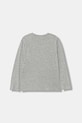Dětské bavlněné tričko s dlouhým rukávem United Colors of Benetton 35RYC10QQ.G.seasonal šedá AW25