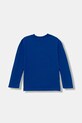 United Colors of Benetton longsleeve bawełniany dziecięcy 35RYC10QQ.G.seasonal niebieski AW25
