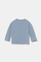 United Colors of Benetton longsleeve bawełniany dziecięcy 35RYG10K4.P.seasonal niebieski AW25