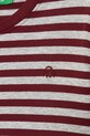 Chłopiec United Colors of Benetton longsleeve bawełniany niemowlęcy 3FNLG10K9.P.seasonal bordowy
