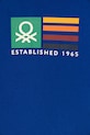 Chłopiec United Colors of Benetton longsleeve bawełniany dziecięcy 3I1XC10JN.G.reproposed niebieski