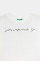 Chłopiec United Colors of Benetton longsleeve bawełniany dziecięcy 3I1XC10Q3.G.seasonal biały