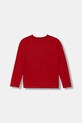 United Colors of Benetton longsleeve bawełniany dziecięcy 3I1XC10Q3.G.seasonal czerwony AW25