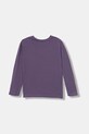 United Colors of Benetton longsleeve bawełniany dziecięcy 3I1XC10Q3.G.seasonal fioletowy AW25